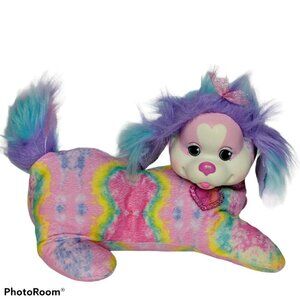 Puppy Surprise Rainbow Tie Dye Plush Dog 14 Inch
